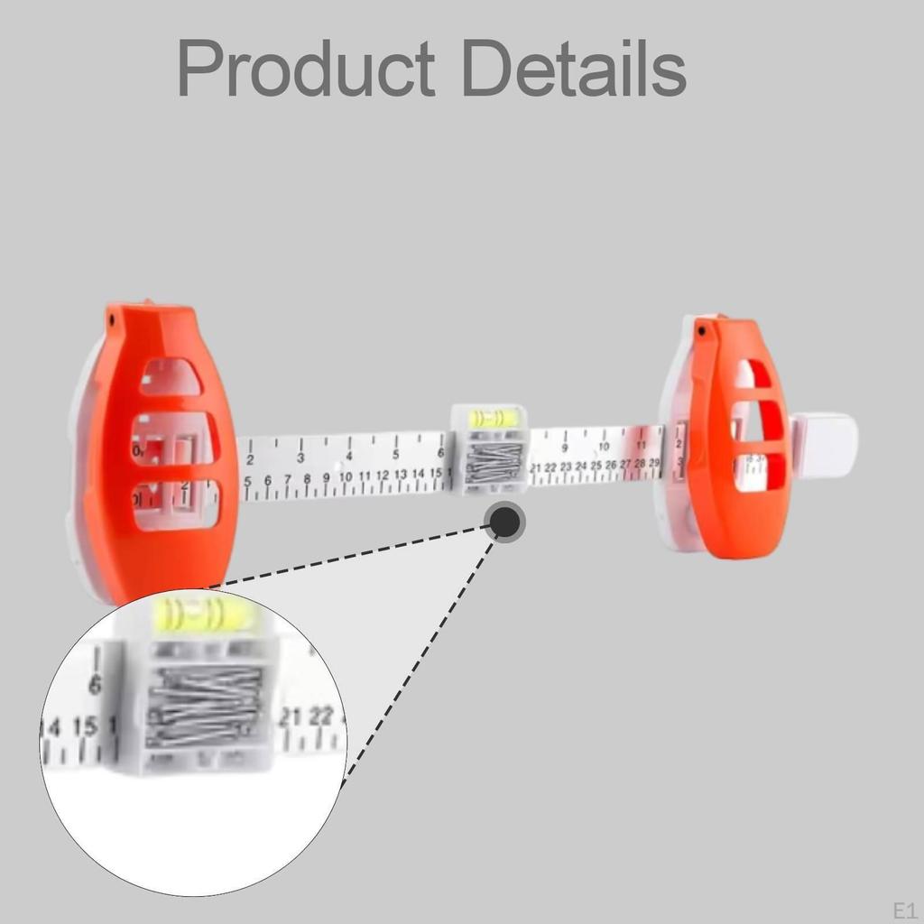Picture Hanging Level Tool Frame Balance Measuring for Pictures Artwork Orange