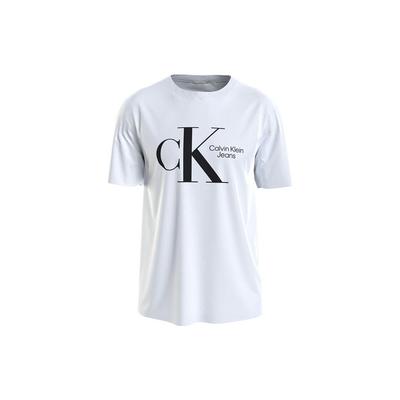 Ss23 Round Neck Letter Logo Printed Short Sleeve T-Shirt Men Tops White J30J320189-YAF