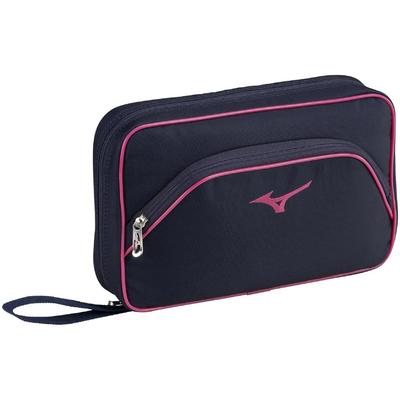 Mizuno Table Tennis Racket Racket Soft Case Navy X Pink Case, 2, 83JDC010,
