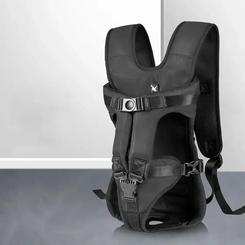 Freihändige Haustier-Frontrucksäcke Oxford Verstellbare Hundetrage-Rucksäcke Atmungsaktive Welpen-Tragetaschen Hund-Ausgeh-Tasche Outdoor