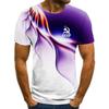 Men's Casual Short Sleeve CCCP Graphic T-shirt Creative Gradient Wear Summer Man Loose Soft T Shirts Trend Tops Male Streetwear