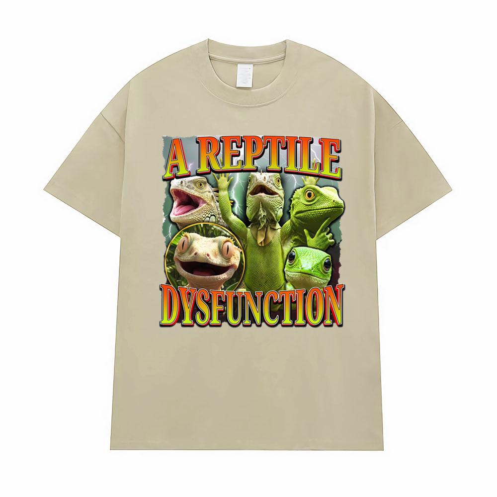 Funny Bearded Dragon Gift A Reptile Dysfunction Gift T Shirt Unisex Unisex High Quality Streetwear Tshirt Oversized Oneck T Shirts
