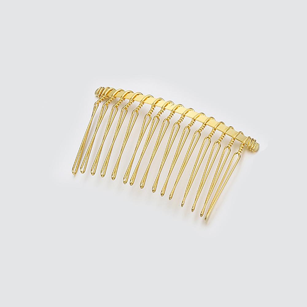10pcs 12/15/20mm Gold Color Teeth Hair Combs Hairpin for Jewelry Making DIY Bridal Wedding Hairwear Headwear Accessories