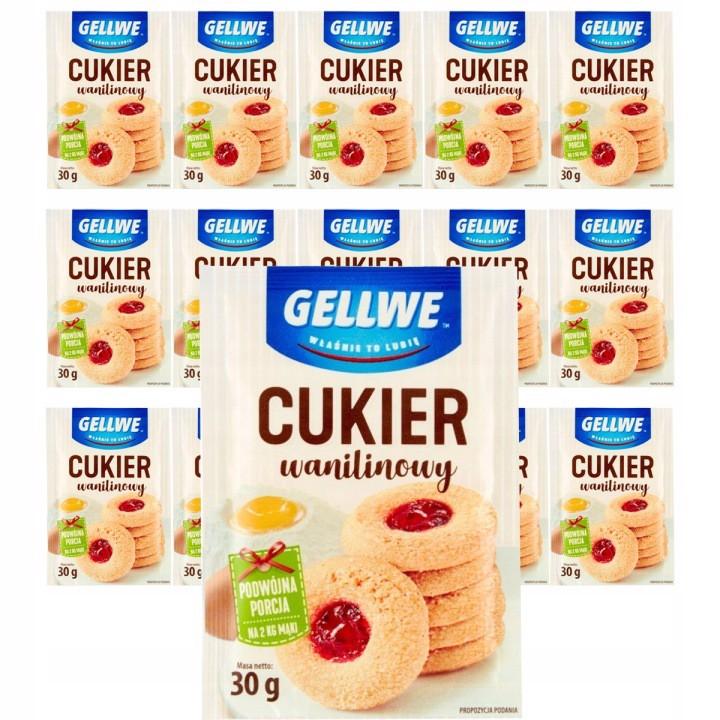 Gellwe Vanilla Sugar 30 G X 15 Pieces
