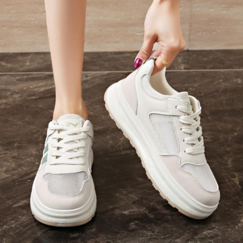 Summer Fashion Mesh Sneakers Women Breathable Comfortable Walking Women Shoes Height-Increasing Casual Zapatillas Mujer