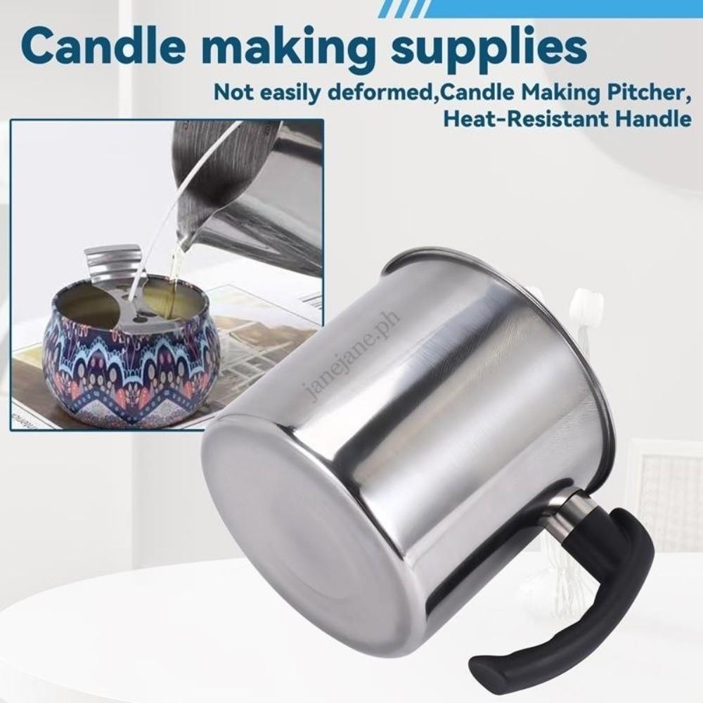 Heat-Resistant Handle Double Boiler Wax Melting Pot Candle Making Pitcher  Candle Making