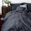 100% Washed Linen Duvet Cover And Pillowcases Natural France Flax Quilt Cover Breatherable Ultra Soft Farmhouse Bedding