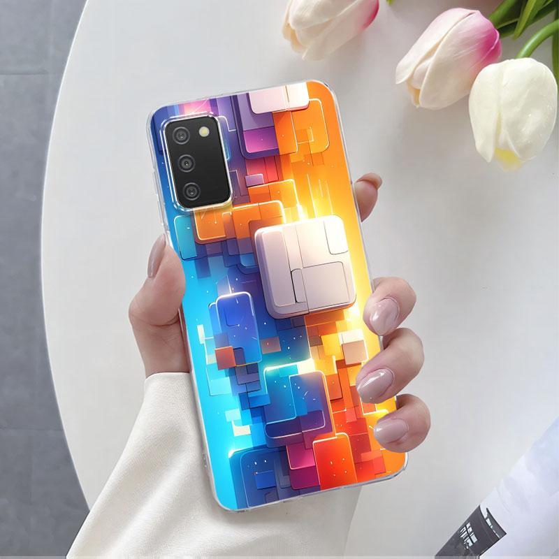For Samsung A41 A21s A11 Case Luxury Phone Case For Samsung Galaxy A41 A21S Marble Flower Clear Soft Silicone Protective Cover