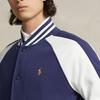 Polo Ralph Lauren Color Block Logo Dragon Embroidery Single Breasted Jacket Men jackets Blue MNPOKNI16823348-400