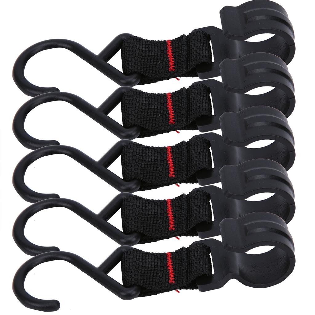 5Pcs Outdoor Hanging Hook Camping MultiFunctional Strap Hanger for Light Cookware