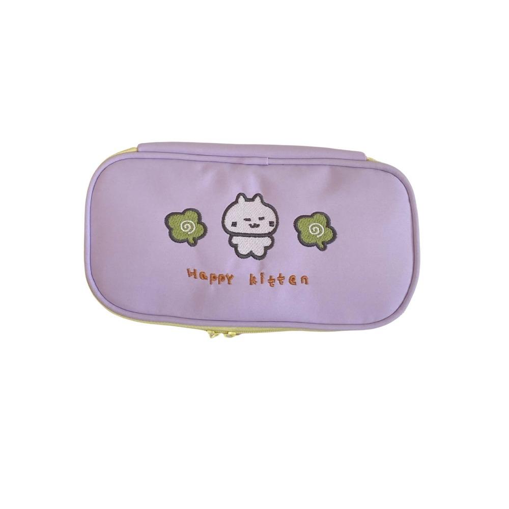 Large Capacity Cartoon Pencil Case Cosmetics Storage Makeup Bag Stationery Storage Bag  Student