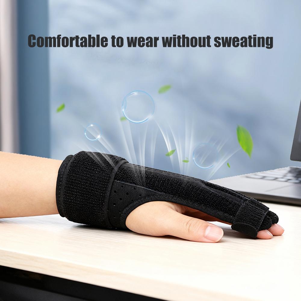 1Pcs Adjustable Finger Splint Brace Support Pinky Ring Middle Metacarpals Knuckles Right Left Hand Brace