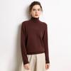 Women's High Neck Cashmere Sweater - Loose Fit, Pure Color, Thickened for Autumn/Winter