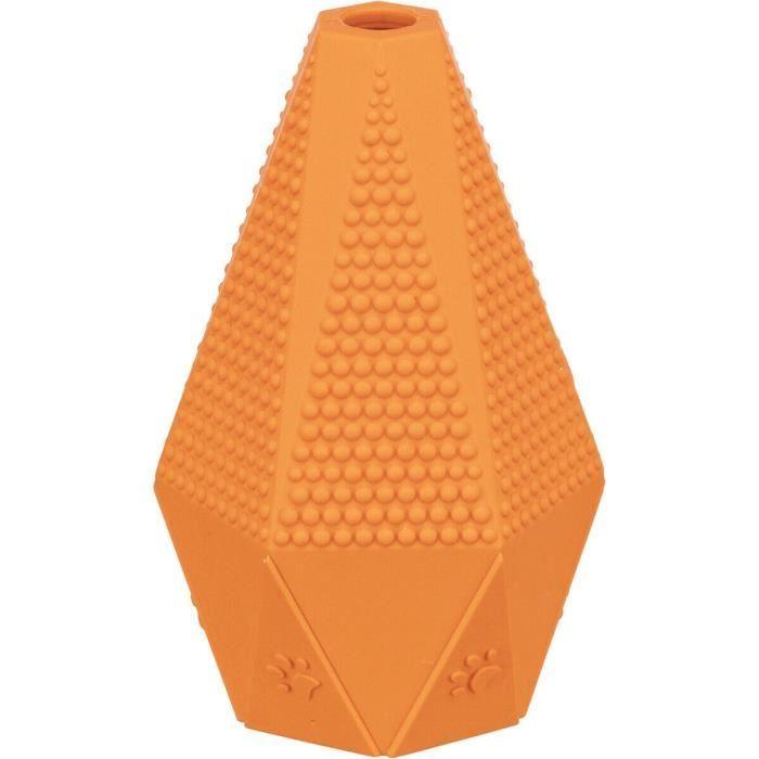 Jouet pour chien - Trixie - Jouet sauteur - Caoutchouc naturel - Pack de 3 - Orange