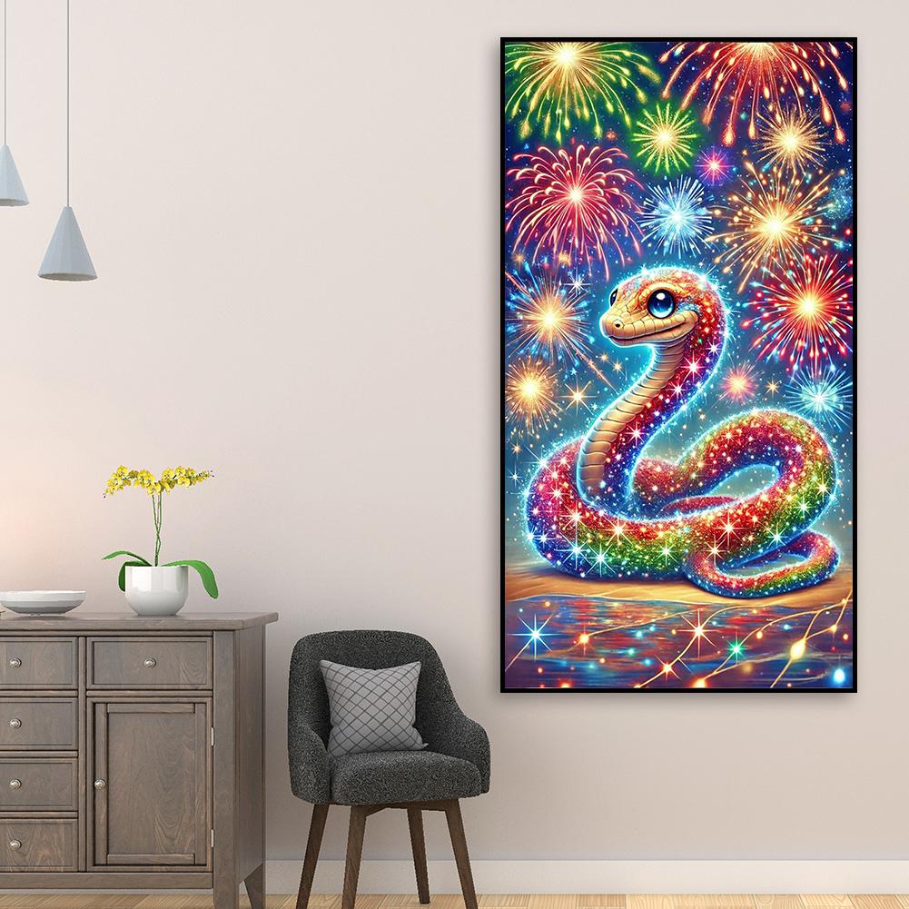5D DIY Full Round Drill Diamond Painting Animal Kit Home Decoration Art Craft