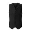 Gilet da Uomo a Spina di Pesce Slim Fit Monopetto per Matrimonio e Testimone