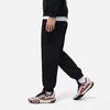 Li Ning Wade Series Solid Color Mid-Rise Cuffed Fleece Knit Sports Pants Men Pants Black AKLT941-1