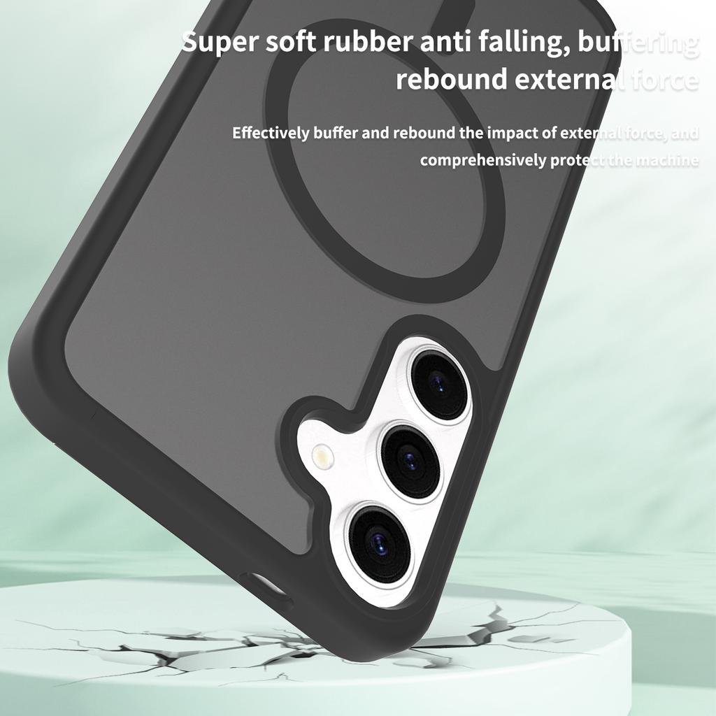 Anti- Fingerprints Phone Case for Magsafe Mag Safe Samsung S26 Ultra S25 Plus S24 Fe S23 S22 A15 A16 A17 A26 A35 A36 A56 A37 A55 A57 Matte Phone Cover
