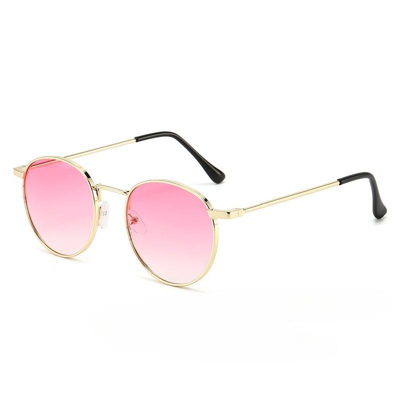 

Trend Luxury Oval Metal Frame Sunglasses UV400 Protection for Women Men Outdoor Travel Driving Shades