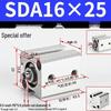 SDA Series Pneumatic Cylinders: Sizes 12 to 100mm, Stroke 35 to 90mm