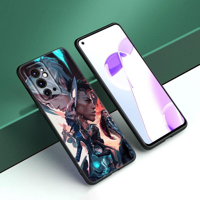 

Черный силиконовый чехол для телефона Valorant Game для OnePlus 9 10 11 12 ACE 2V Pro 9RT 10T 10R Nord CE 2 3 Lite N10 N20 N30 5G OnePlus Nord 5G