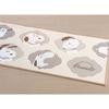 Senko Snoopy Fluffy Snoopy Kitchen 45 x Character Animal Snoopy 65232 Mat, Approx. 180cm, Ivory, Design,