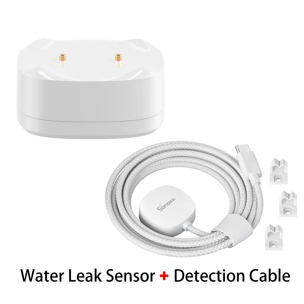 SNZB-05P Zigbee 3.0 Water Leak Detector 5 Years Lifetime IP67 Waterproof Remote Control Smart Home with Alexa Google Home