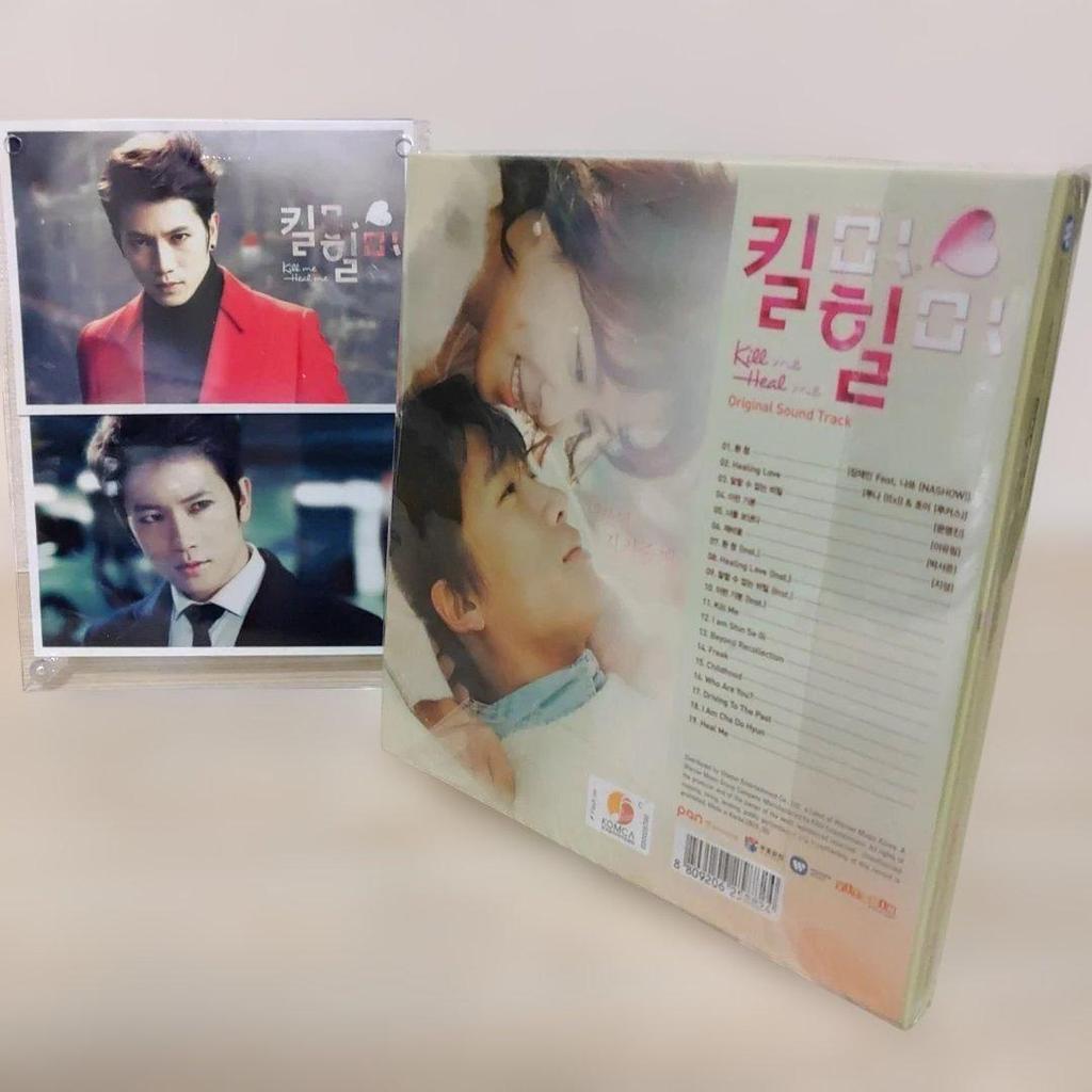 [USED] Kill Me Heal Me Korean OST CD Starring Ji Sung (with 2 L-size Photos)