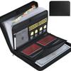 Accordion File Organizer with Labels - Portable Expanding Folder for Business Use