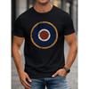 Europäische Größe RAF Kurzarm-T-Shirt - Weiches Rundhals-Kurzarm-T-Shirt Geeignet für den täglichen Gebrauch und Outdoor-Aktivitäten - Ganzjahres-Casual-Stil