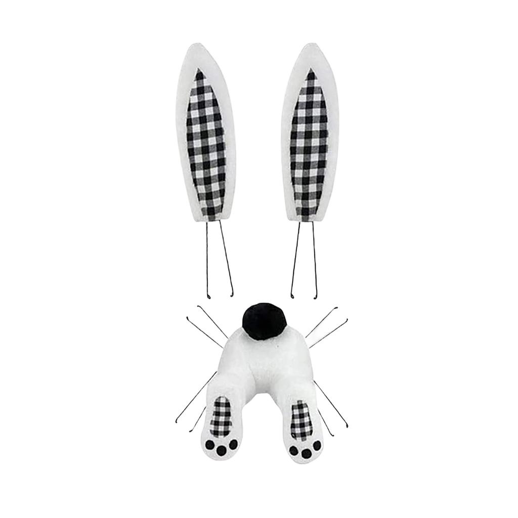 Easter Bunny Butt For Wreath,Easter Bunny Wreath Decorations,Easter Bunny Butt Wreath Kit,Easter Wreath Attachment Spring Home Door Wall Hanging Decor