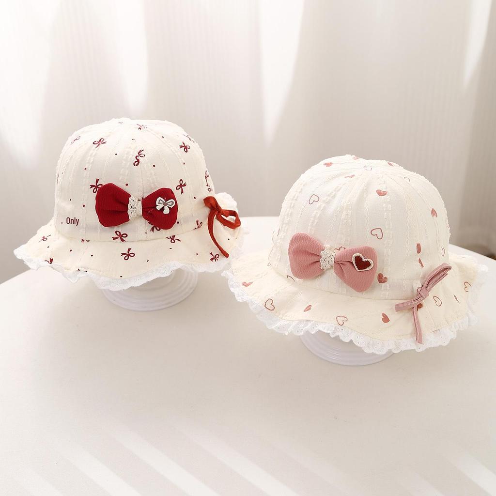 Baby Sun Protection Adjustable Bucket Hat for Spring and Autumn