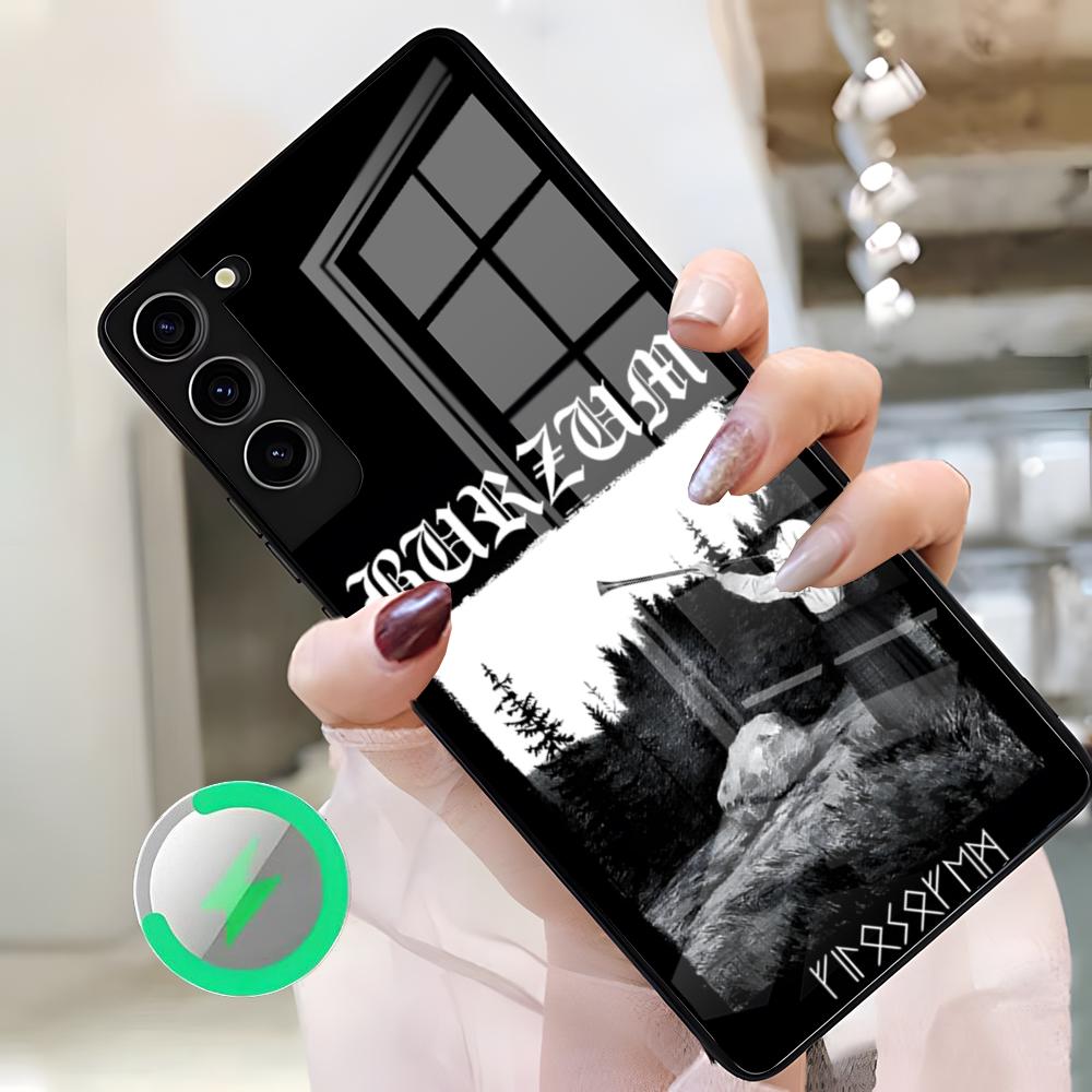 

Burzums Band Rock Music Phone Case For Samsung S26 Ultra S25 Edge S23 S22 S21 S20 Ultra Plus S24 Fe A25 Magnetic Glass Cover Samsung S24