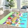Numberblocks Area Rug Perfect for Entryway Outdoor Playrooms Foyer Anti-slip Rug Anime Office Decor Best for Christmas