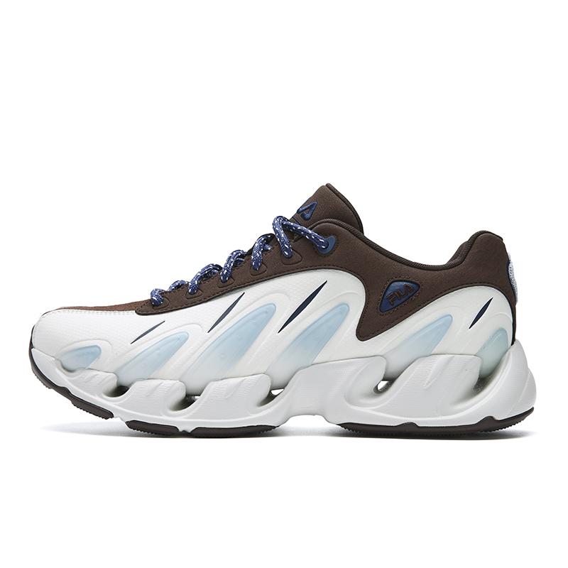 

FILA Cushioning Abrasion Resistant Lightweight Height Increasing Low top Chunky Sneakers Men s Garden Brown F12M613119FPA 43
