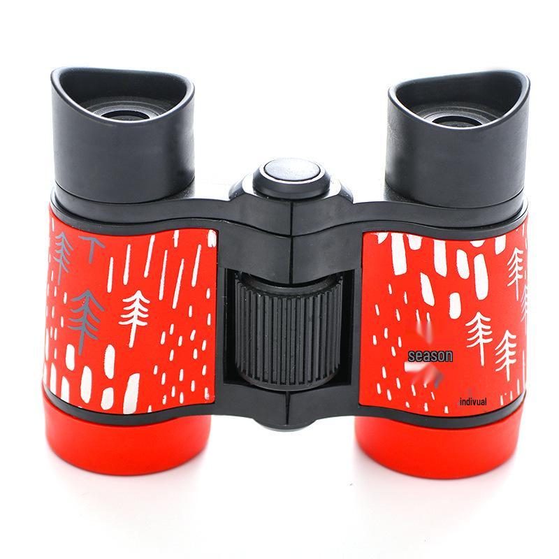 Cross-Color Children's Binoculars with Non-Slip Rubber Handle