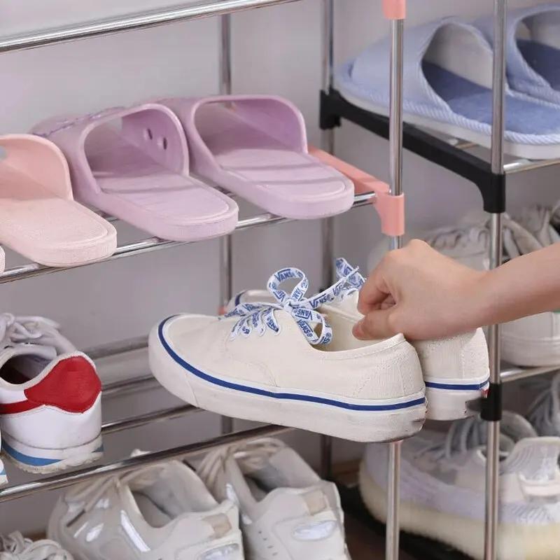 34 Shoe Rack Multi Layered And Space Saving Shoe Rack For Simple Household Storage And Storage Three And Four Layer Shoe Racks
