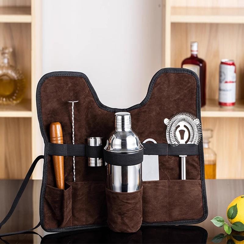 Bar Tool Bag Bartender Tool Kit Cocktail Shaker Bag Set Bar Tool
