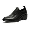 Fashion Leather Shoes For Man Platform Genuine Leather Big Size Shoes High Quality Designer Formal Platform Casual Shoes Outdoor