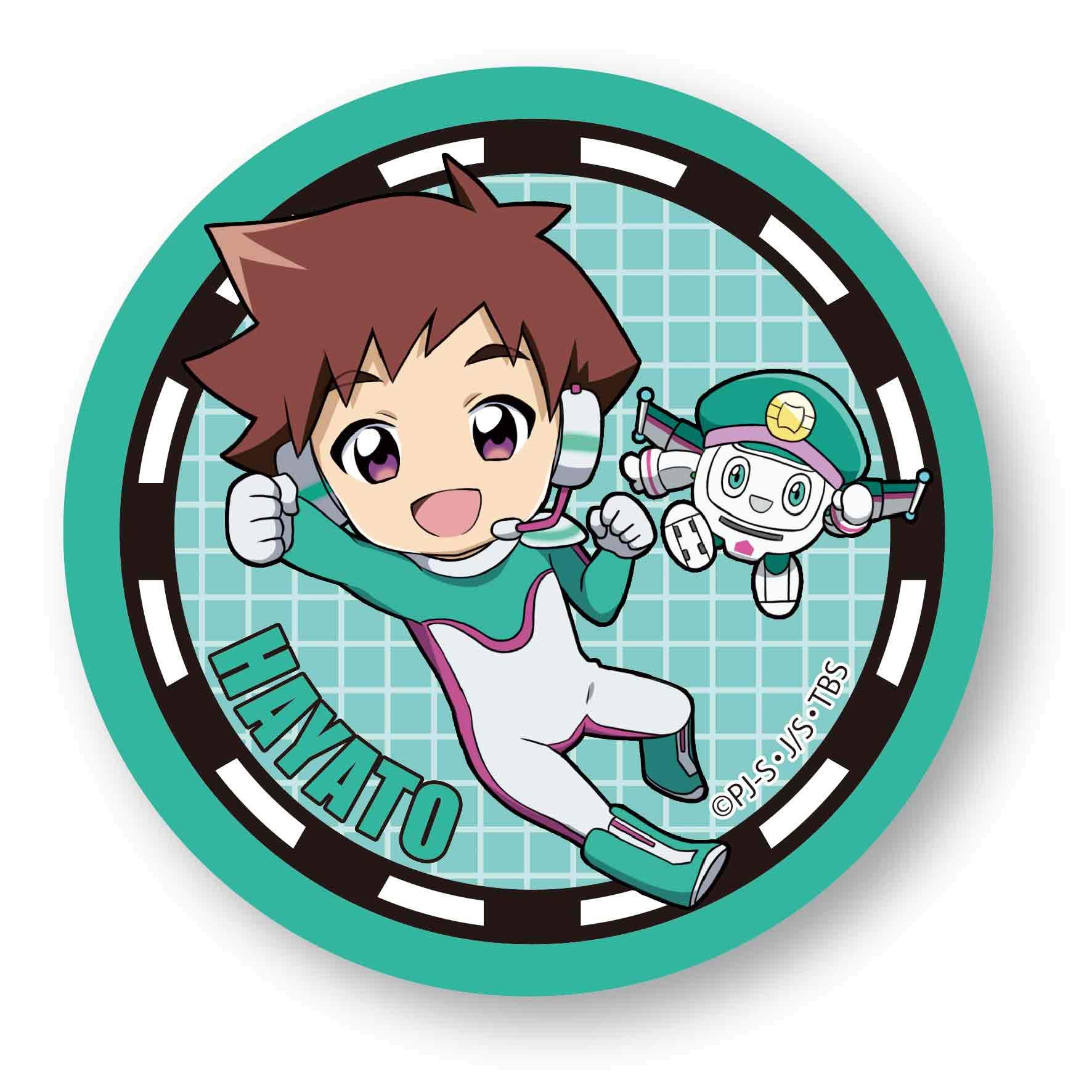 Набор значков Shinkansen Transforming Robot Shinkalion Pukashu Trading Badge Box, 1 коробка, всего 9 значков.