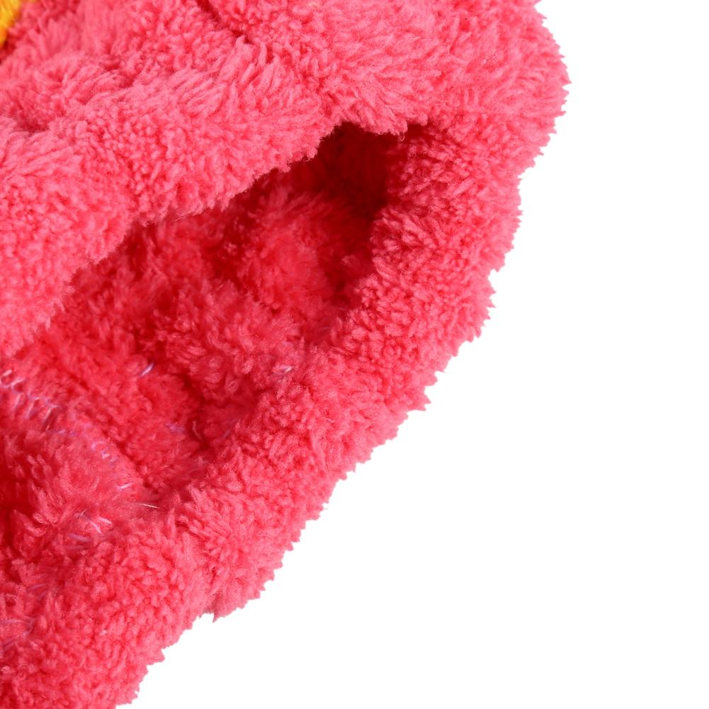 Quick Dry Cute Women Microfiber Hair Drying   Wrap Tower Hat Accessory For Bath(yellow)