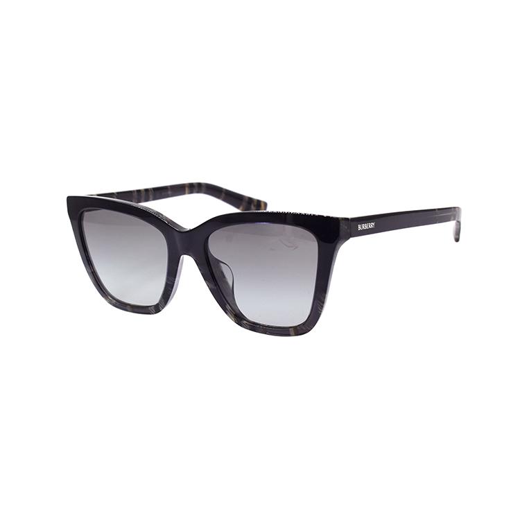 

Burberry New Season Checkered Square Sunglasses Women sunglasses Black B4470-F-4200-11 Eyeglass Case+Box (White/Brown Edition Random)