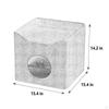 Cat Bed Cube House Double Layer with Sided Cushion Cute Soft Pet Sleeping Foldable Cave