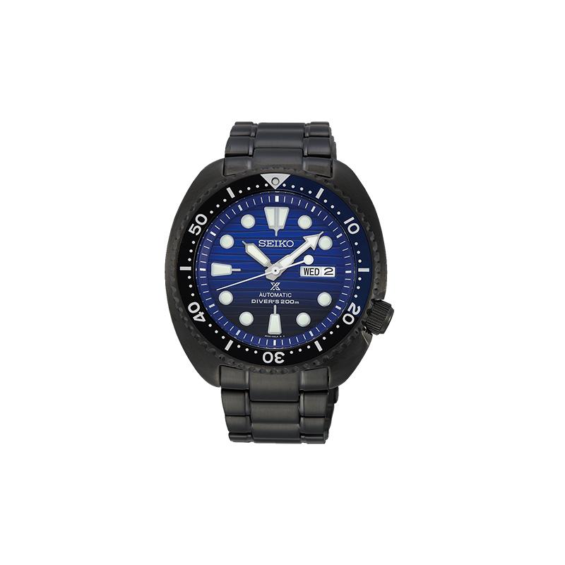 SEIKO Prospex Series Hard Lex Crystal Automatic Steel Strap Men s Watch Blue Dial SRPD11K1