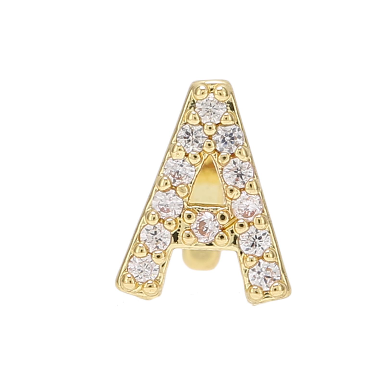 

Заглавная буква A Single Хип-хоп вставной зуб Хэллоуин Фестиваль Хип-хоп украшение зуба аксессуар золотой