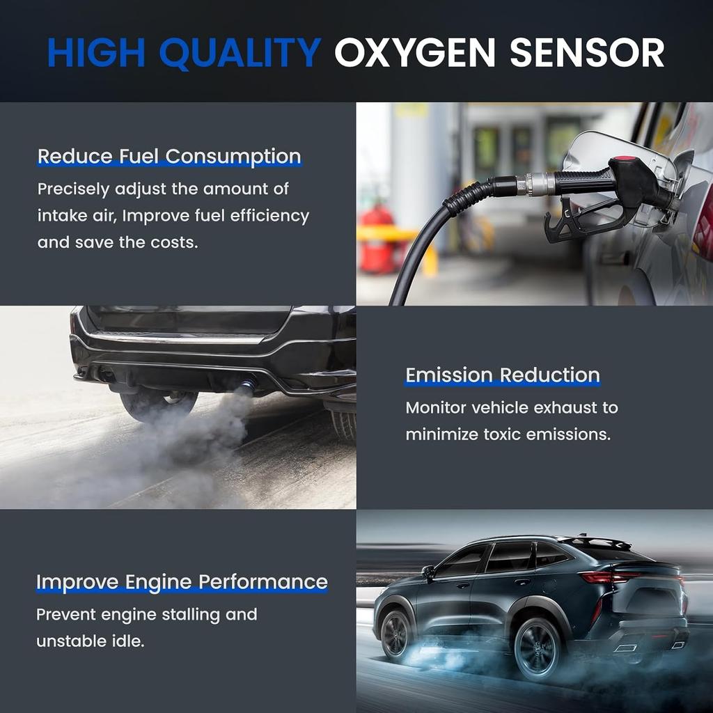 Oxygen O2 Sensor 350-34039 Compatible with Dodge Ram Avenger,Upstream and Downstream Replacement Oxygen Sensor Compatible with Jeep Wrangler,#15511,
