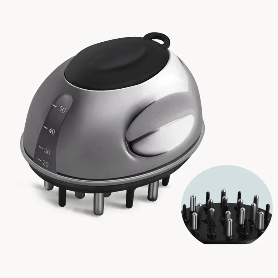 Scalp Applicator Head SPA Massager Roller Ball Brush Hair Growth Essential Oil Medicine Liquid Applicator Massage Comb Portable