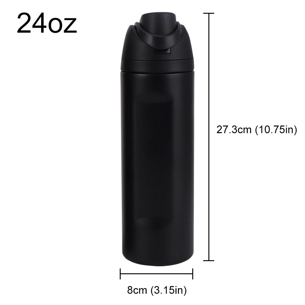 24/32oz Straw Insulated Tumbler with Handle Vacuum Insulated Cup 304 Stainless Steel Vacuum Thermal Insulated Mug for Women Men