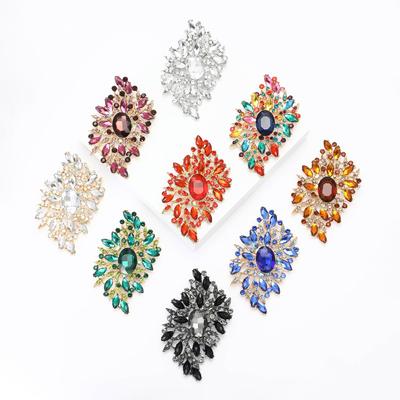 Temperament Brooch Glass Crystal Corsage Pins Women's Clothing Accessories