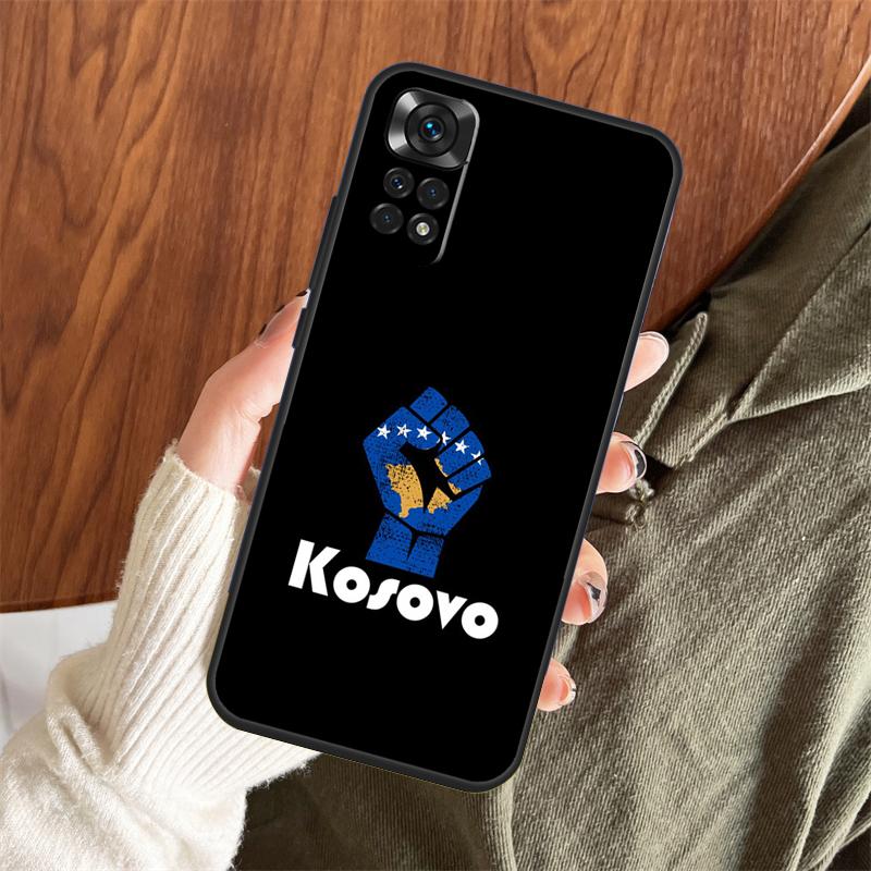 Kosovo National Flag Case For Xiaomi Redmi Note 13 14 Pro 12 11 10 15 Pro Plus Redmi 15 C 13 10C 12C 13C 14C Cover
